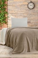 SİMON  Triko Yatak Örtüsü TEK KİŞİLİK 180 x 230 (PÜSKÜT) -