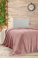 MERY Triko Yatak Örtüsü TEK KİŞİLİK 180 x 230 (PUDRA) -