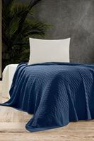 PETRA  Triko Yatak Örtüsü TEK KİŞİLİK 180 x 230 (İNDİGO) -