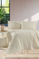 MİNE Triko Yatak Seti 240 x 260 (KEMİK) -