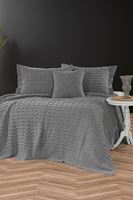 Tulip Triko Yatak Seti 240 x 260 (ANTRASİT)